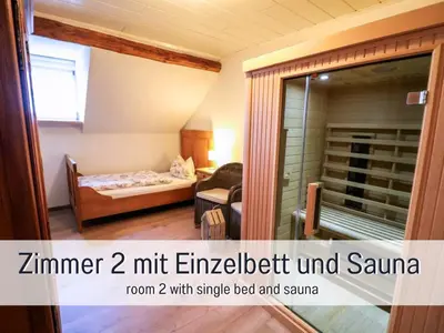 Ein Bett oder Betten in einem Zimmer der Unterkunft Mayischhof Lauperath - Natur und Ruhe in der Eifel