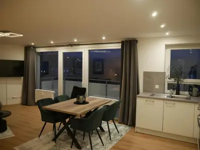 Küche/Küchenzeile in der Unterkunft Central Apartment Festungsleuchten - Style and Comfort
