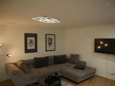 Ein Sitzbereich in der Unterkunft Central Apartment Festungsleuchten - Style and Comfort