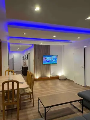 TV/Unterhaltungsangebot in der Unterkunft Nordschleife Apartments A2
