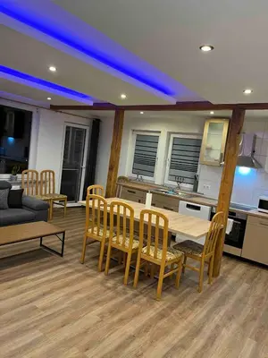 Küche/Küchenzeile in der Unterkunft Nordschleife Apartments A2