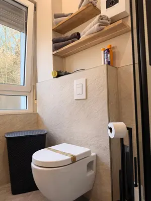 Ein Badezimmer in der Unterkunft LevelUp 5von5