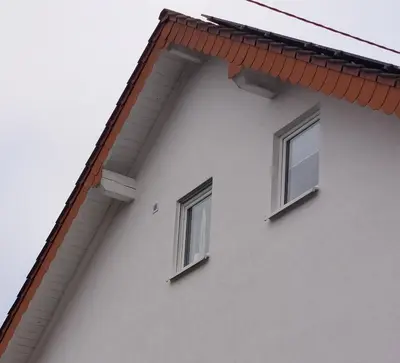 Das Gebäude in dem sich die Ferienwohnung befindet