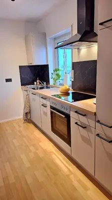Küche/Küchenzeile in der Unterkunft Ferienwohnung Ringwall