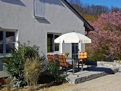 Das Gebäude in dem sich die Ferienwohnung befindet