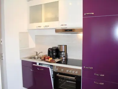 Küche/Küchenzeile in der Unterkunft Apartment Appartement in Schalkenmehren mit Schönem Balkon by Interhome