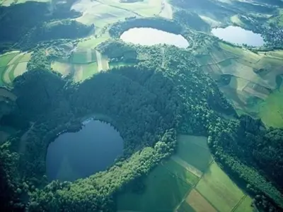 Naturlandschaft in der Nähe der Ferienwohnung