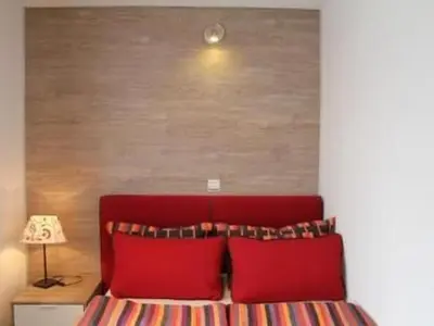 Ein Bett oder Betten in einem Zimmer der Unterkunft Apartment Maaridyll in Schalkenmehren by Interhome