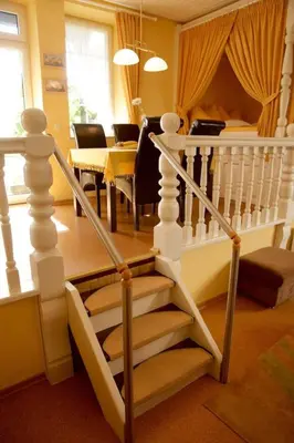 Ein Sitzbereich in der Unterkunft Apartment FEWO Dahlie by Interhome