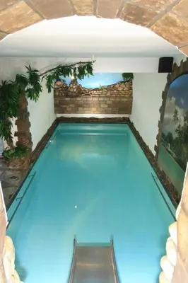 Der Swimmingpool an oder in der Nähe von Apartment Simonis Privatpool by Interhome