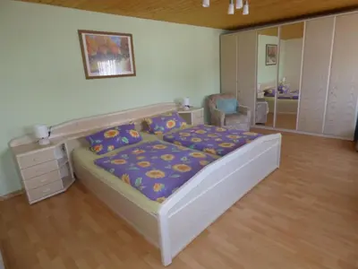 Ein Bett oder Betten in einem Zimmer der Unterkunft Apartment in Siesbach by Interhome