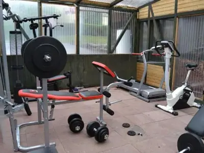 Das Fitnesscenter und/oder die Fitnesseinrichtungen in der Unterkunft Apartment Gartentraum-Ferienwohnung by Interhome