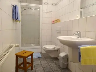 Ein Badezimmer in der Unterkunft Apartment Gesamte Wohnung in Pommern by Interhome