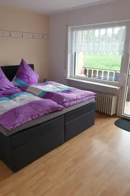 Ein Bett oder Betten in einem Zimmer der Unterkunft Holiday Home Naturblick by Interhome
