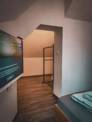 Ein Bett oder Betten in einem Zimmer der Unterkunft LevelUp 4von5