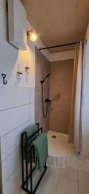 Ein Badezimmer in der Unterkunft Ferienwohnung Thomas
