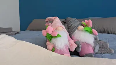Ein Bett oder Betten in einem Zimmer der Unterkunft 100 qm Raumwunder inmitten der Altstadt