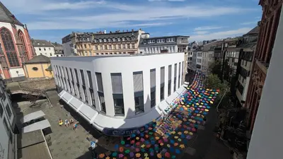 Das Gebäude in dem sich die Ferienwohnung befindet