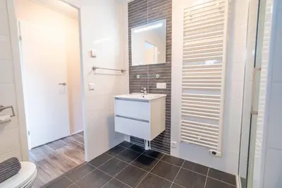 Ein Badezimmer in der Unterkunft Charmantes Tiny House in Güls