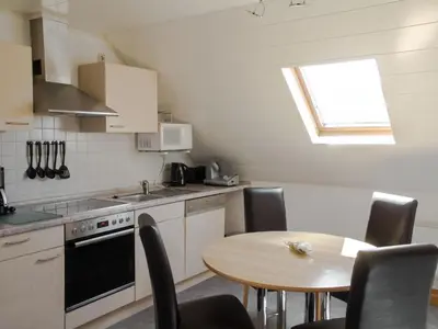 Küche/Küchenzeile in der Unterkunft Apartment Gästehaus Edith by Interhome
