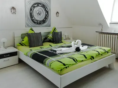 Ein Bett oder Betten in einem Zimmer der Unterkunft Apartment Gästehaus Edith by Interhome