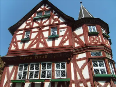 Das Gebäude in dem sich die Ferienwohnung befindet