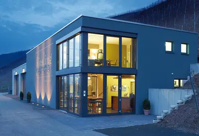Das Gebäude in dem sich die Ferienwohnung befindet