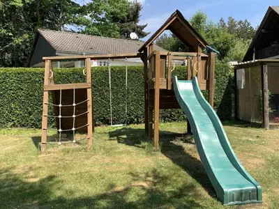Ein Kinderspielbereich in der Unterkunft Dahlke with fireplace and sauna