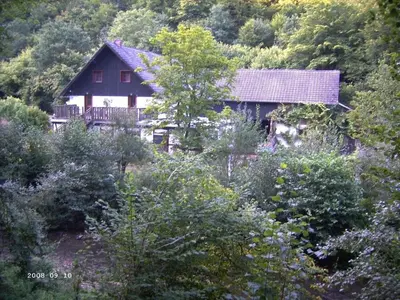 Ein Garten an der Unterkunft Neumühle from April 2014!