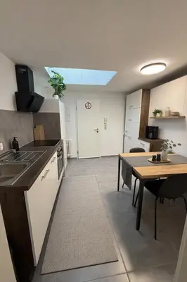 Küche/Küchenzeile in der Unterkunft Apartment 51- Kenn nahe Mosel & Trier