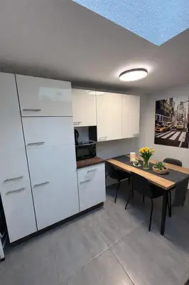 Küche/Küchenzeile in der Unterkunft Apartment 51- Kenn nahe Mosel & Trier