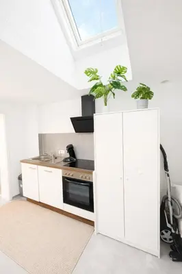 Küche/Küchenzeile in der Unterkunft Apartment 51- Kenn nahe Mosel & Trier