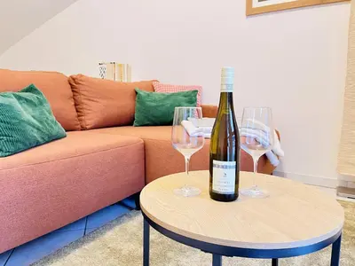 Getränke in der Unterkunft Ferienwohnungen Weingut Breit