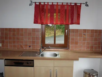 Küche/Küchenzeile in der Unterkunft Holiday Home Romantisches Fachwerkhaus zwischen Rhein und Mosel by Interhome