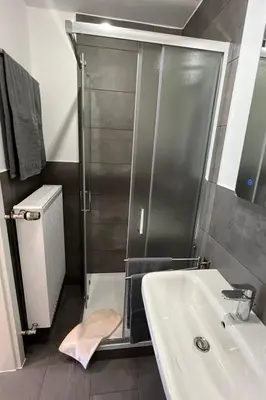 Ein Badezimmer in der Unterkunft Apartment Haus Budinger by Interhome
