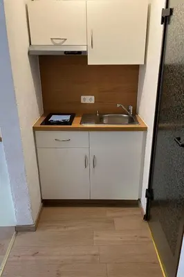 Küche/Küchenzeile in der Unterkunft Apartment Haus Budinger by Interhome
