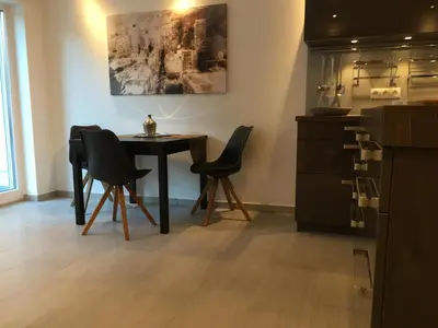 Küche/Küchenzeile in der Unterkunft Moselschön Das Ferienhaus