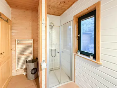 Grundriss der Unterkunft 10-Personen-Wellness-Chalet in erster Reihe am See