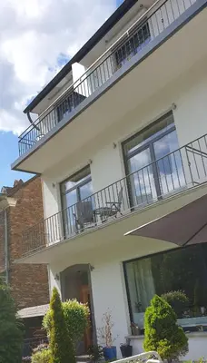 Ein Balkon oder eine Terrasse in der Unterkunft Haus Mosel