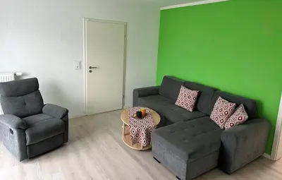 Ein Sitzbereich in der Unterkunft Ferienwohnung Lena