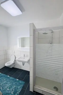 Ein Badezimmer in der Unterkunft 2-Zimmer-Wohnung an der Mosel mit Terrasse