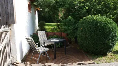 Ein Garten an der Unterkunft Ride & Relax Ferienwohnung, FeWo, Kurzurlaub