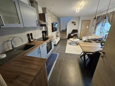 Küche/Küchenzeile in der Unterkunft Ferienhaus Neunkirchen-Daun