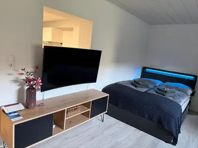 TV/Unterhaltungsangebot in der Unterkunft Ferienwohnung Jana