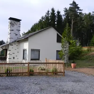 Cabin in Meiserich with swimming pool