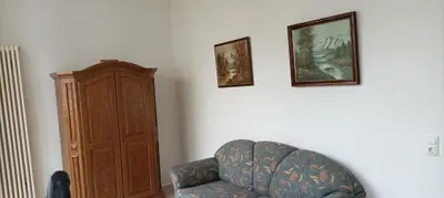 Ein Sitzbereich in der Unterkunft Eifelerlebnis