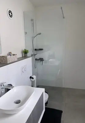 Ein Badezimmer in der Unterkunft Ferienwohnung in der wunderschönen Eifel