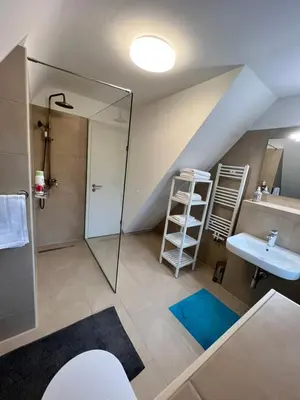 Ein Bett oder Betten in einem Zimmer der Unterkunft Aparts4ring 10, Nürburg