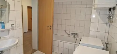 Ein Badezimmer in der Unterkunft Schöne Monteurwohnung Fewo im Zentrum von Bingen