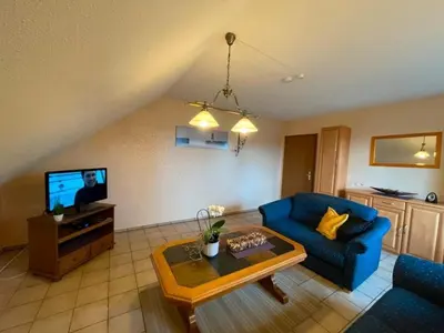 TV/Unterhaltungsangebot in der Unterkunft Ferienwohnung Adelheid Brachtendorf
